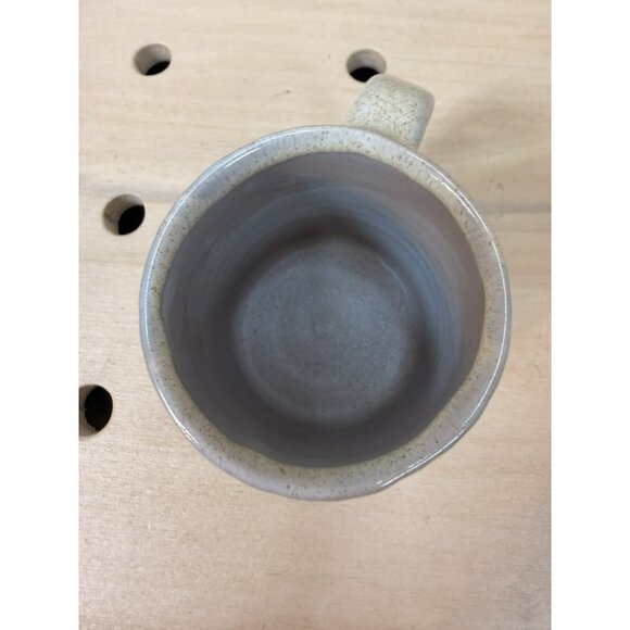 Serrv International Himalayan Ridge Ceramic Mug Nepal Hand Thrown Shaped Cup - Picture 4 of 9